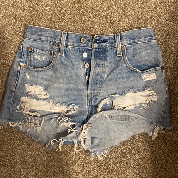 501 High Rise Short in Fault Line LEVIS - Picture 2 of 6